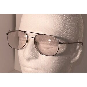 Stetson Eyeglasses Men 058 Gunmetal Wire Frames with Case